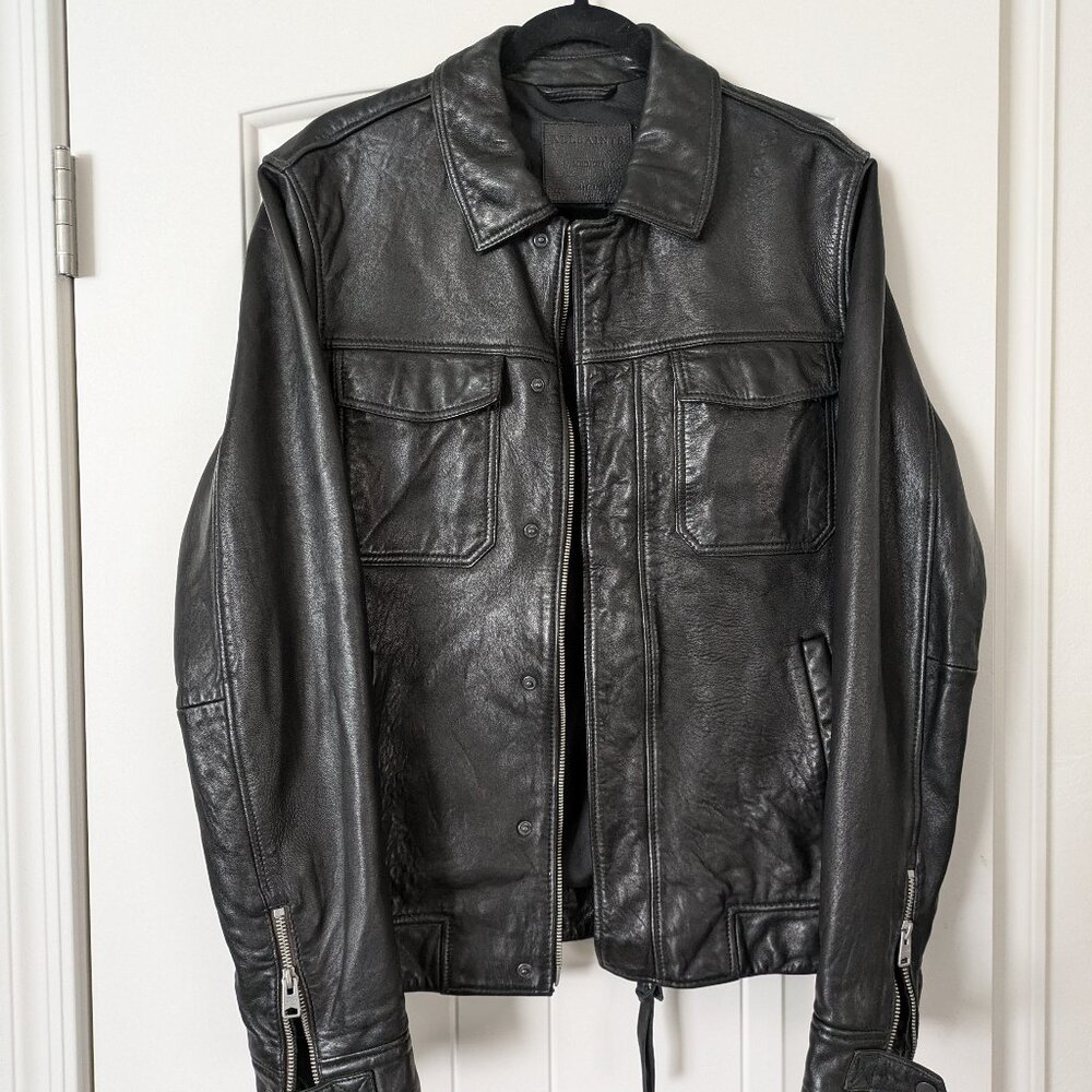 AllSaints Forum Leather Jacket